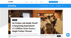 Desktop Screenshot of blog.bufferapp.com